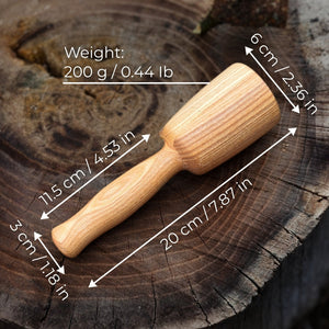 Quiet 7 oz. Wooden Mallet (Mallet Tool)