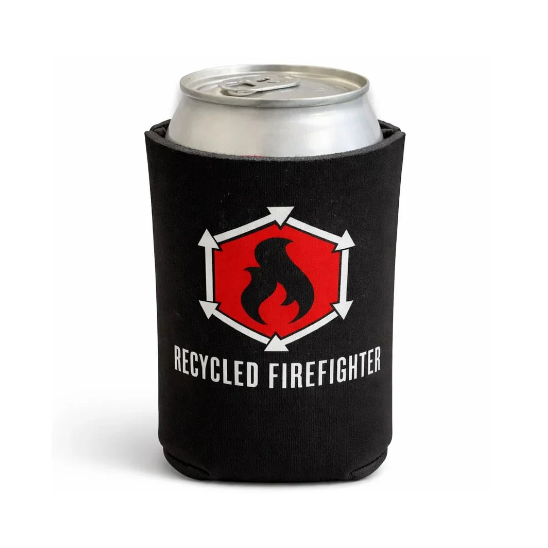 Recycled Firefighter Logo Drink Sleeve by Recycled Firefighter