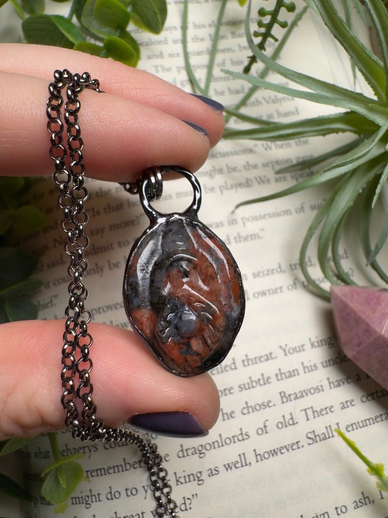 Red Que Sera Yoni Necklace