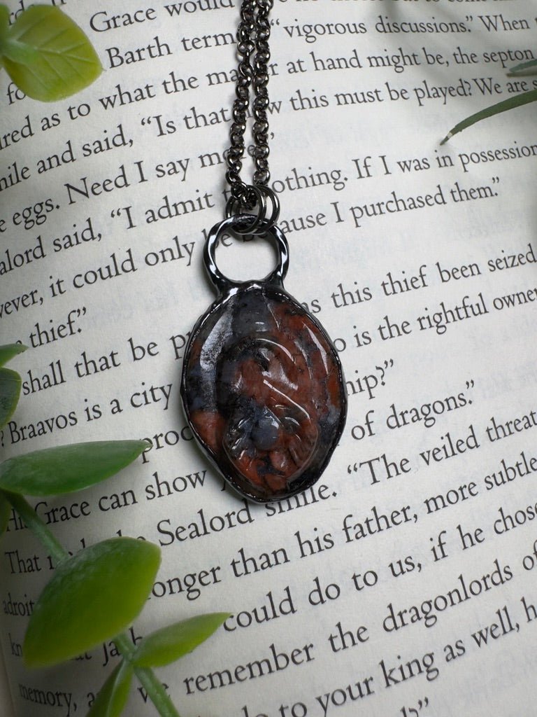 Red Que Sera Yoni Necklace