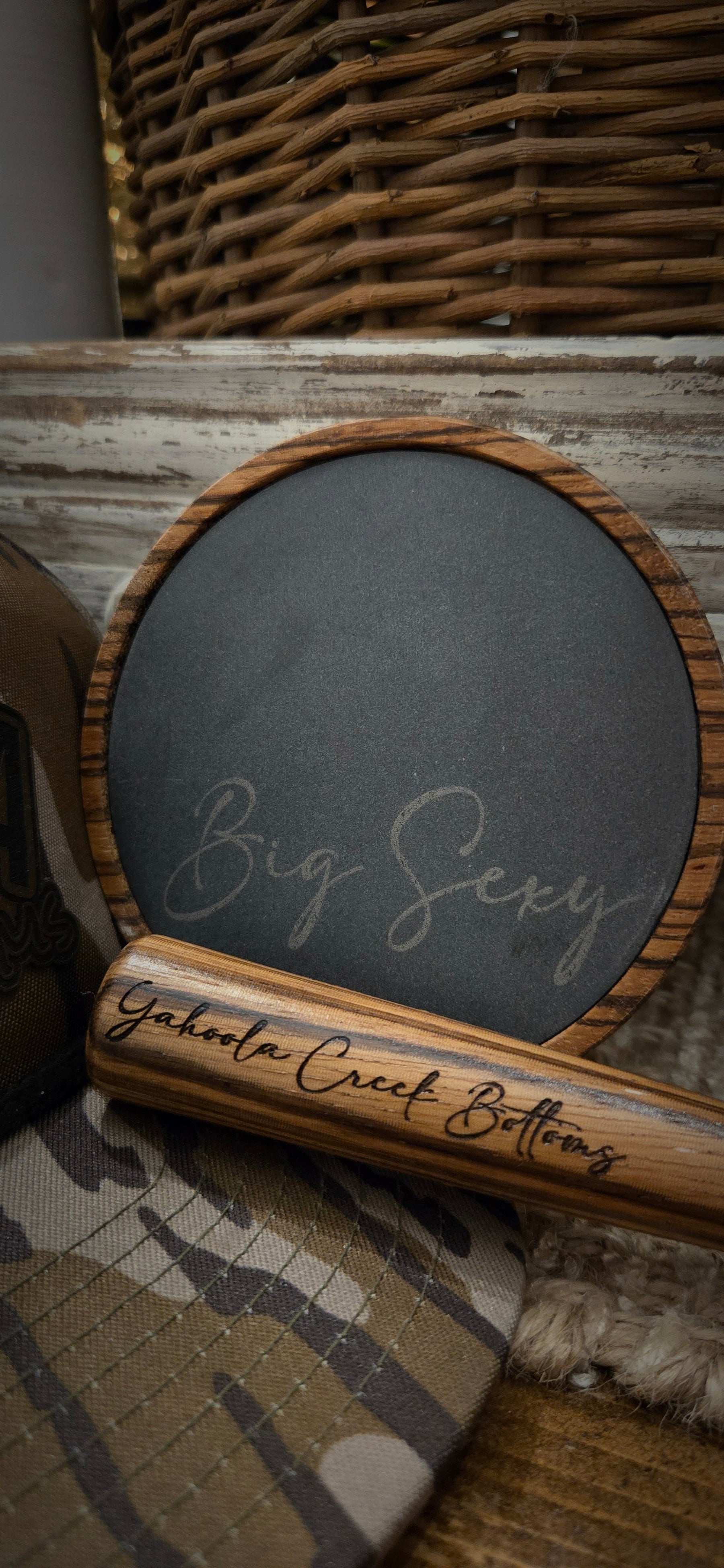 Big Sexy Zebrawood Slate Pot Call by Yahoola Creek Bottoms, game call main product photo