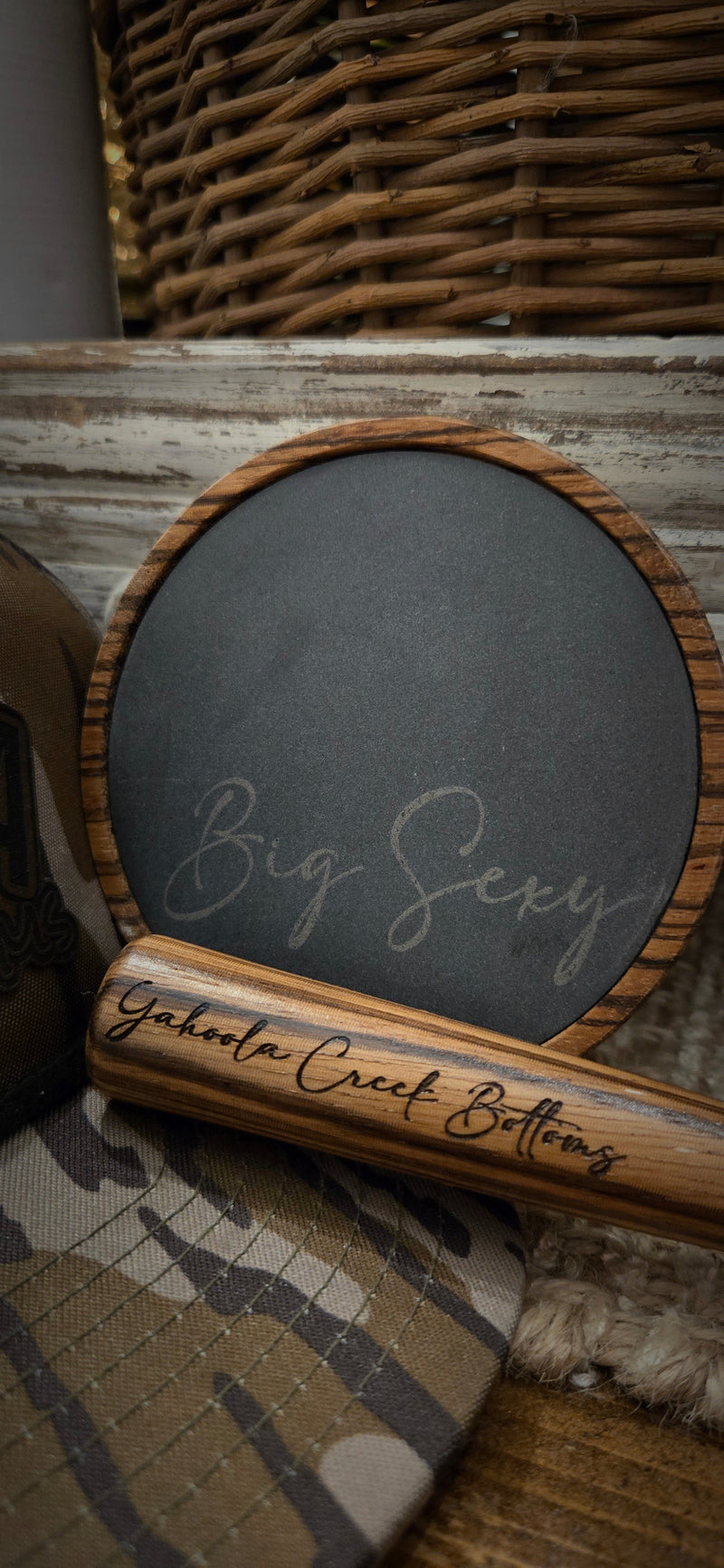 Big Sexy Zebrawood Slate Pot Call by Yahoola Creek Bottoms, game call main product photo