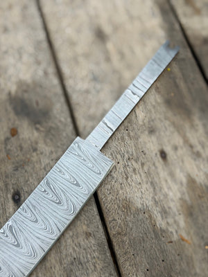 Handmade Timberwood Chef Knife Blank 11 Inch by JW SteelCrafts, view 5 of 5