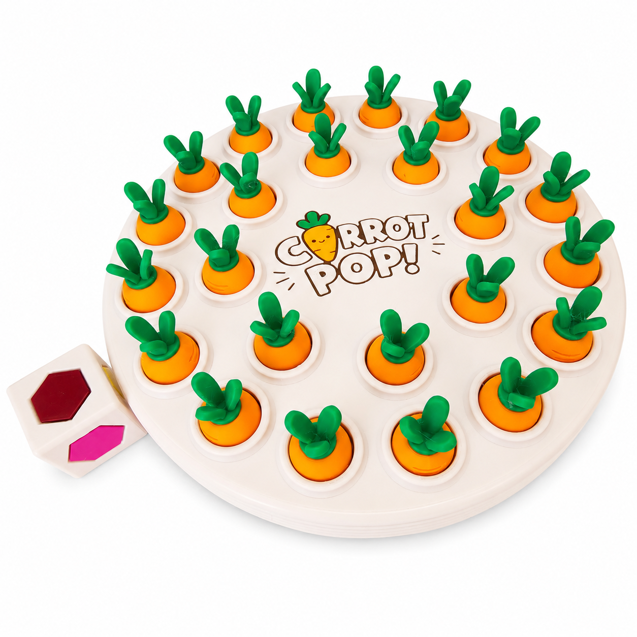 Carrot Pop Memory Game by The Tween Space, 3D printed toy main product photo
