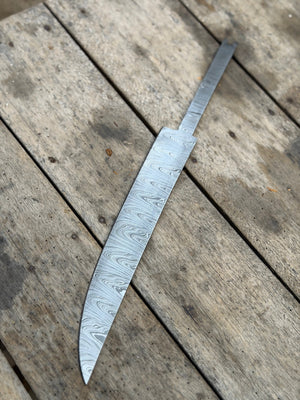 Handmade Timberwood Chef Knife Blank 11 Inch by JW SteelCrafts, view 3 of 5