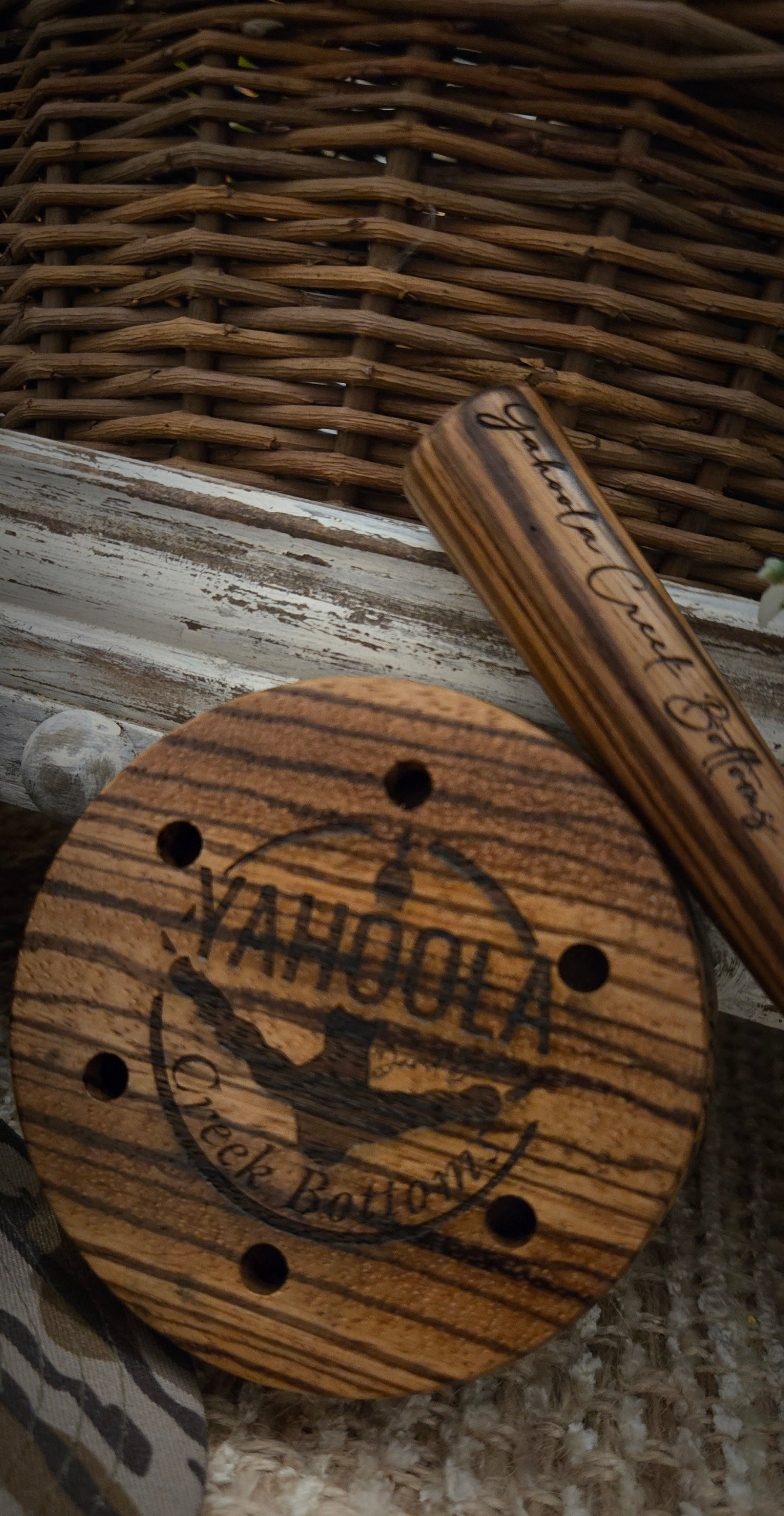 Big Sexy Zebrawood Slate Pot Call by Yahoola Creek Bottoms, game call detail photo 2