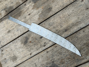 Handmade Timberwood Chef Knife Blank 11 Inch by JW SteelCrafts, view 4 of 5