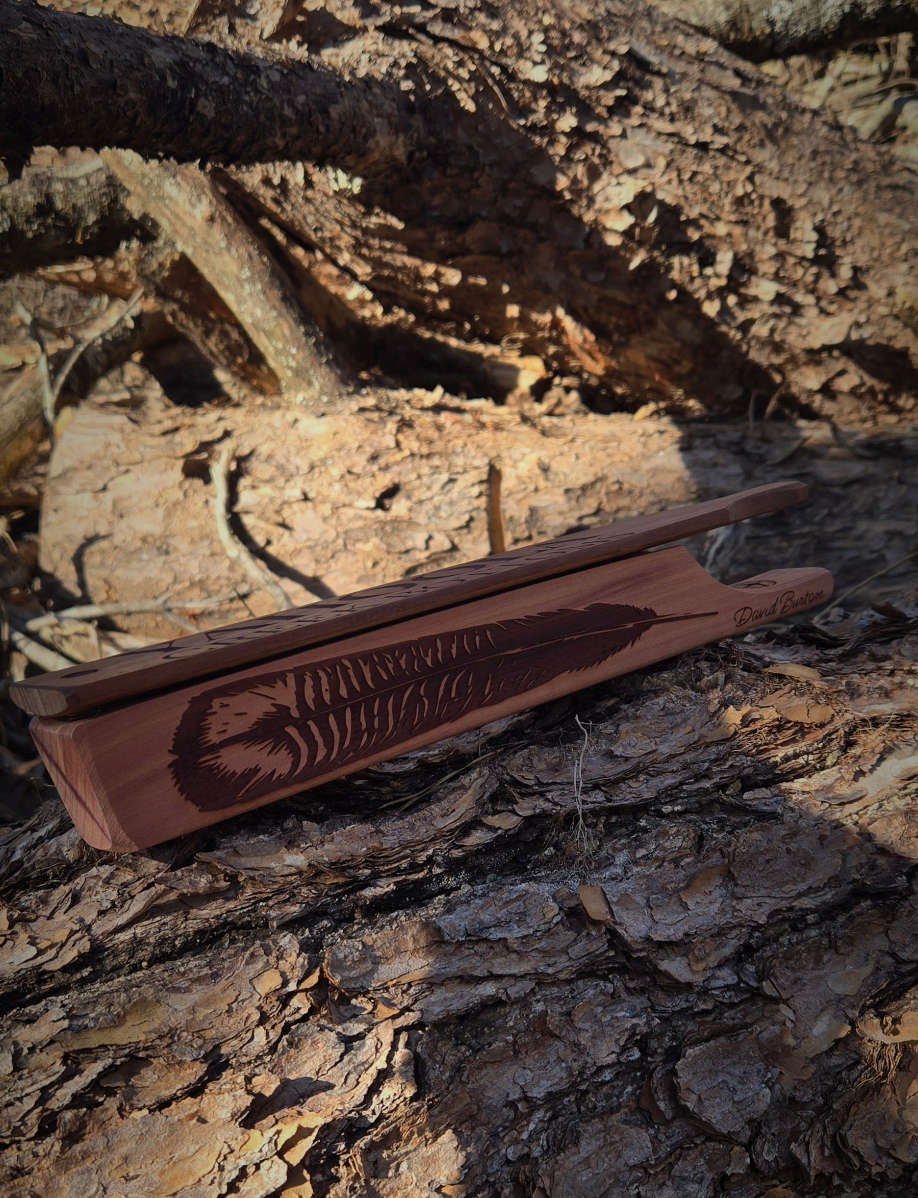 Yahoola Creek Bottoms Cedar Long Box Call by Yahoola Creek Bottoms, game call detail photo 10