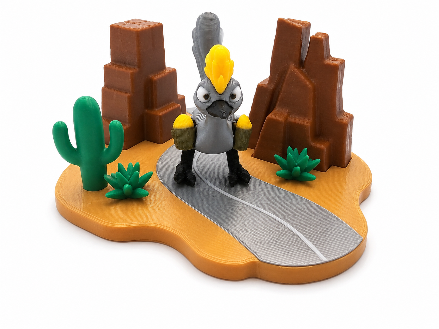 3D Printed Desert Roadrunner Playset by The Tween Space, paper gift main product photo