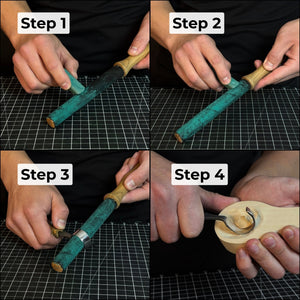 Round Leather Strop For Knife Sharpening