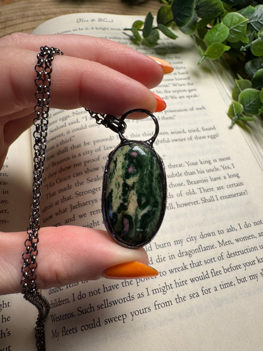 Ruby Fuchsite Necklace