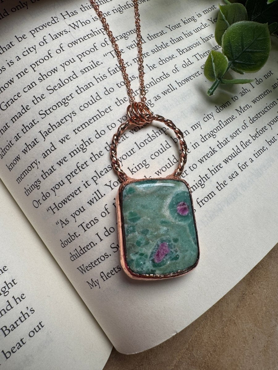 Ruby Fuschite Necklace