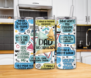 "Dad Vocabulary" 20oz Tumbler