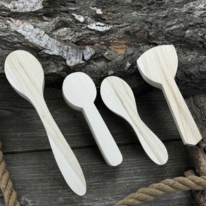 Set of 12 Linden Wood Spoon Carving Blanks