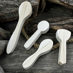 Set of 12 Linden Wood Spoon Carving Blanks