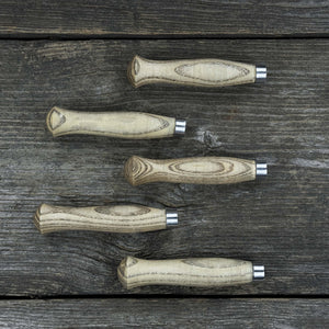 Set of 5 Ash Handles – Ideal for Carving Knives & Hand Tool Repair