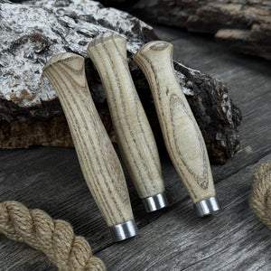 Set of 5 Ash Handles – Ideal for Carving Knives & Hand Tool Repair