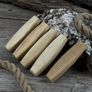 Set of 5 Replacement Wooden Handles for Knives and Drawknives