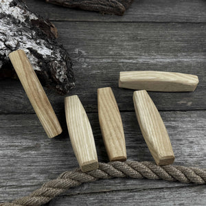 Set of 5 Replacement Wooden Handles for Knives and Drawknives