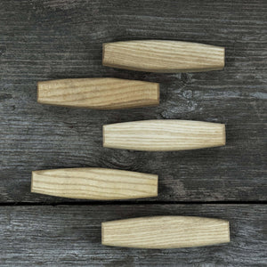 Set of 5 Replacement Wooden Handles for Knives and Drawknives