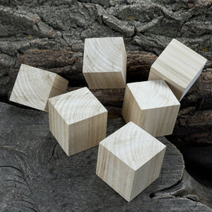 Set of 6 Linden Wood Carving Blanks