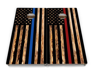 First Responder Flag Cornhole Boards – Tournament Series
