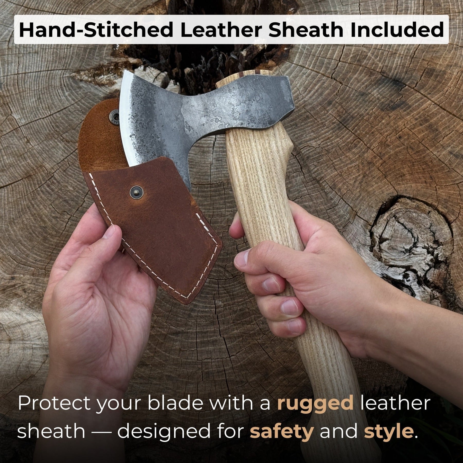 Small Carving Axe, 0.54 kg (1.19 lbs)