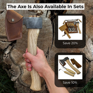 Small Carving Axe, 0.65 kg (1.43 lb)