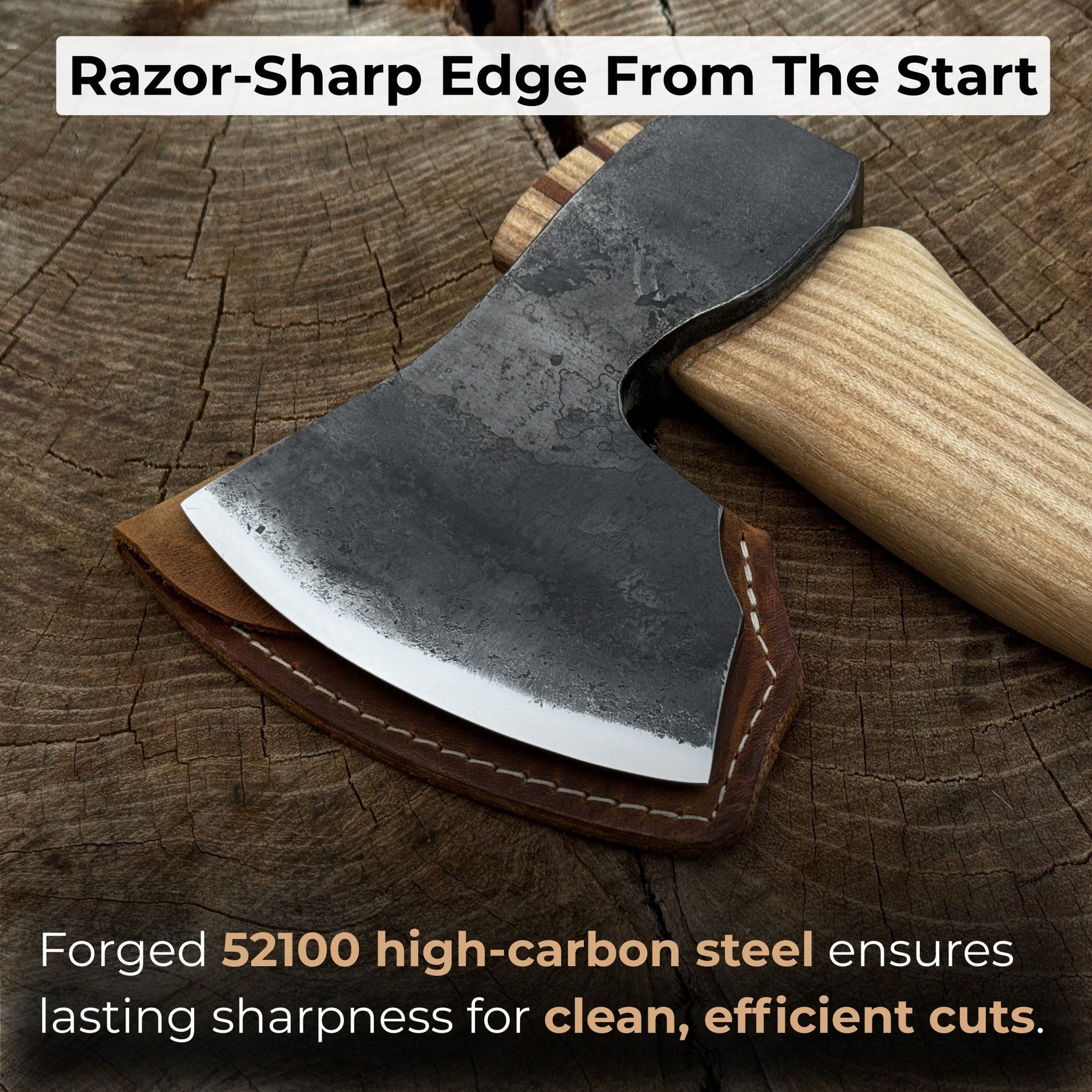 Small Carving Axe, 0.66 kg (1.46 lb)