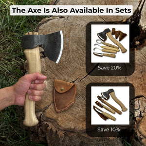Small Carving Axe, 0.66 kg (1.46 lb)