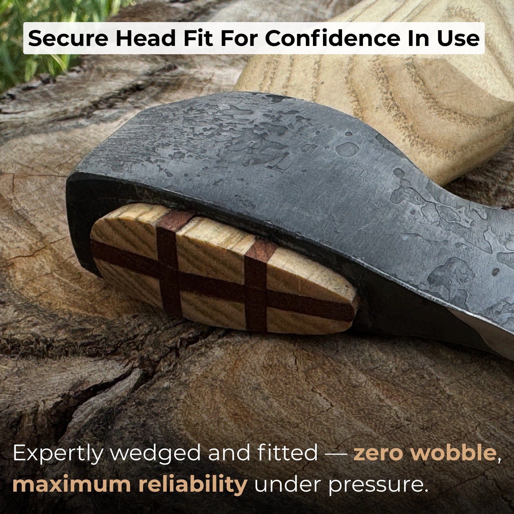 Small Carving Axe with Leather Sheath, 0.47 kg (1 lb)