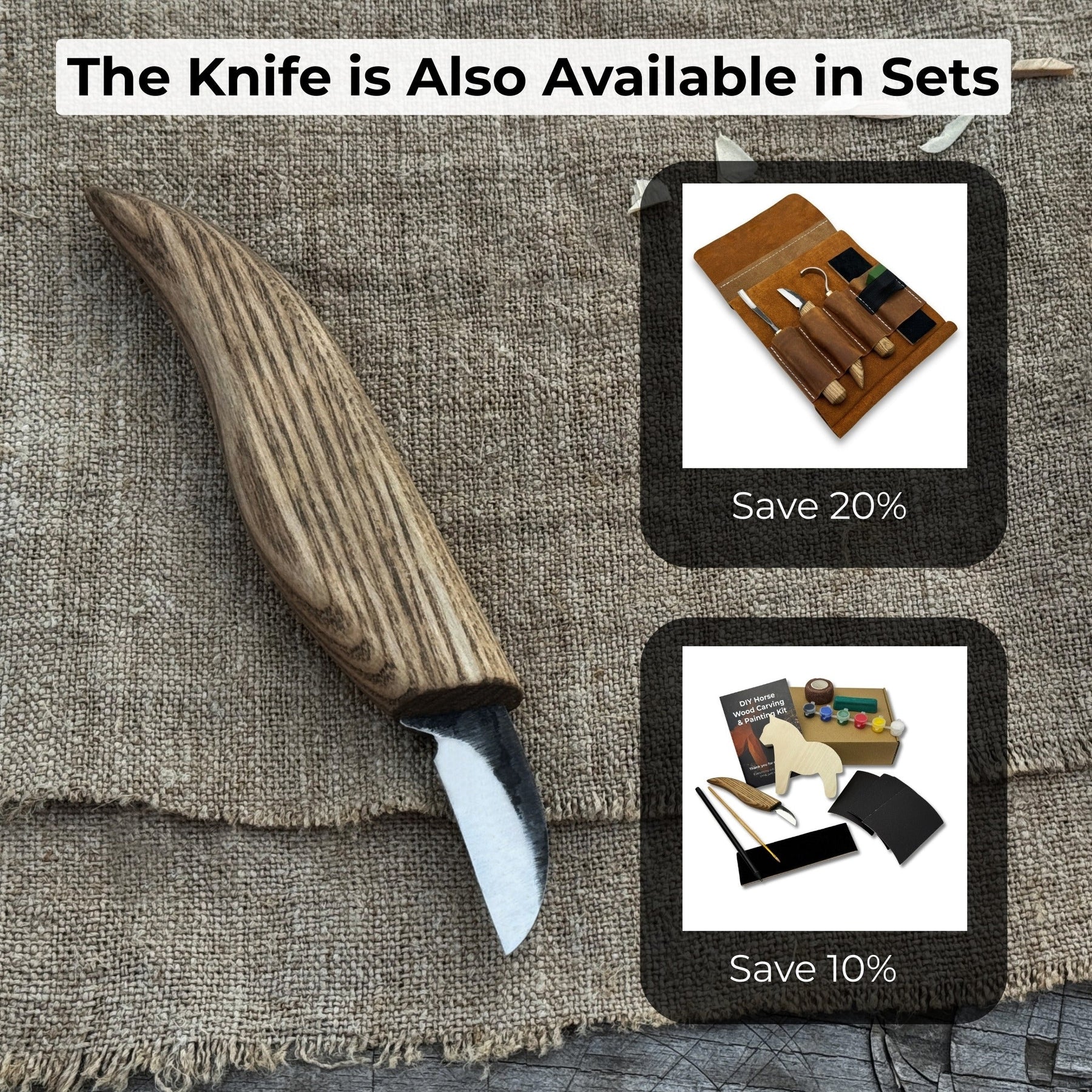 Small Chip Carving Knife, 3 cm (1.2 inches)