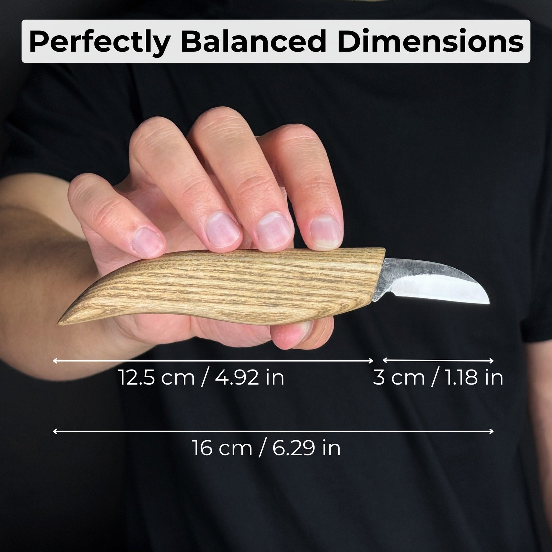 Small Chip Carving Knife, 3 cm (1.2 inches)