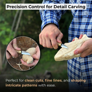 Small Chip Carving Knife, 3.5 cm (1.38 inches)