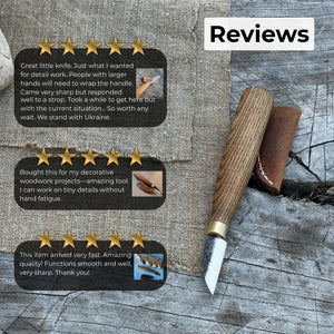 Small Chip Carving Knife, 3.5 cm (1.38 inches)