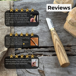 Small Chip Carving Knife, 4 cm (1.57 inches)