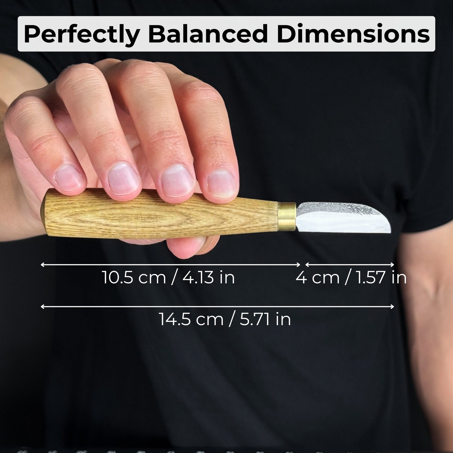 Small Chip Carving Knife, 4 cm (1.57 inches)