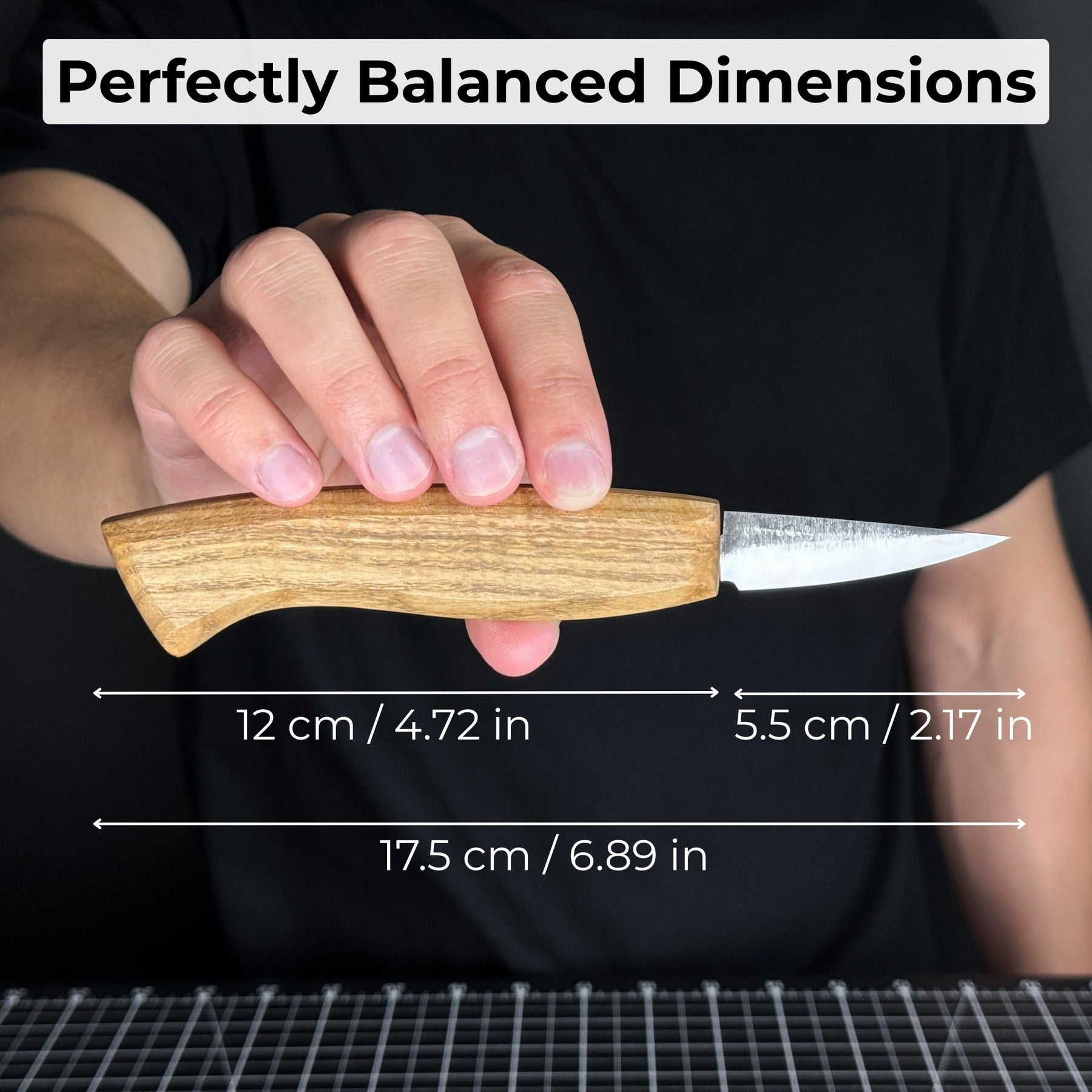 Small Sloyd Carving Knife, 5.5 cm (2.16 inches)
