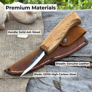 Small Sloyd Carving Knife, Blade 6.5 cm (2.56 inches)