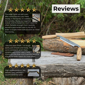 Small Straight Drawknife, 14.5 cm (5.7 inches) Cutting Edge