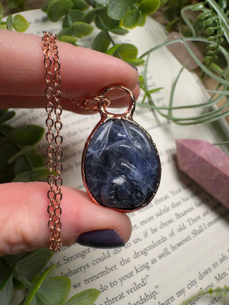 Sodalite Yoni Necklace