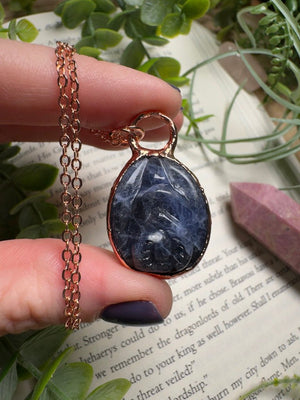 Sodalite Yoni Necklace