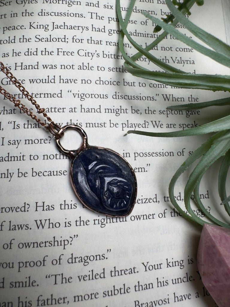 Sodalite Yoni Necklace