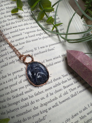 Sodalite Yoni Necklace