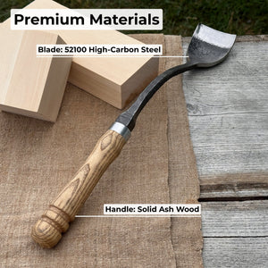 Spoon Bent Gouge, 50 - 70 mm (2 - 2.8 inches)