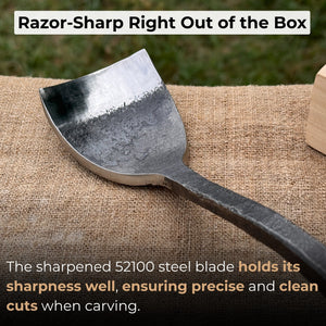 Spoon Bent Gouge, 50 - 70 mm (2 - 2.8 inches)