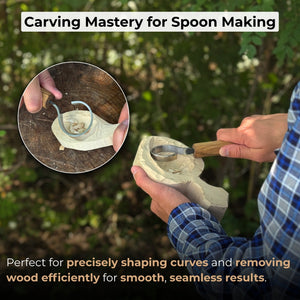 Spoon Carving Hook Knife, ⌀ 4.5 cm (1.77 inches)