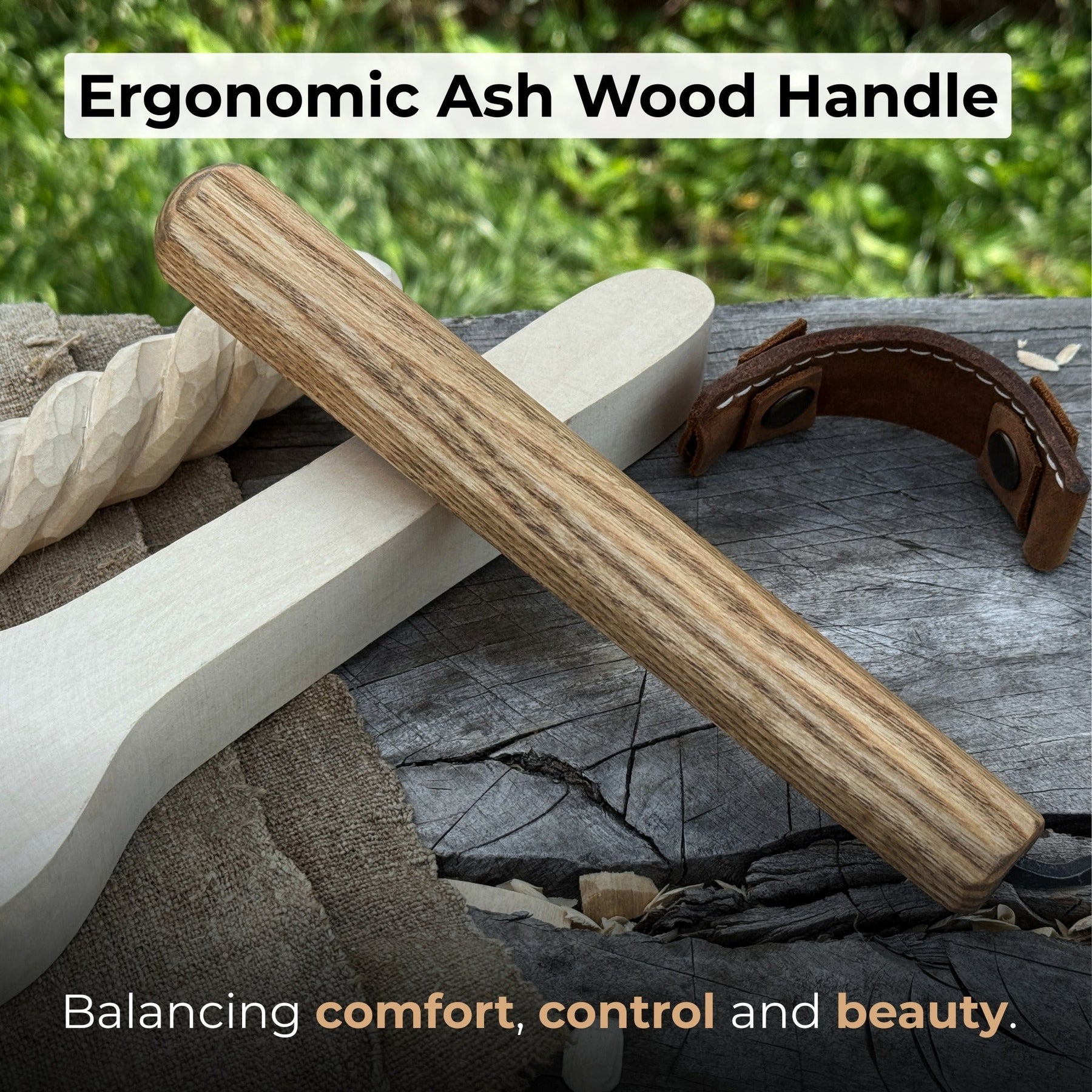 Spoon Carving Hook Knife – Large Radius Curve 5.5 cm (2.17 inches)