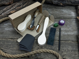 Spoon Carving Kit – Complete Starter Set with Wood, Tools & Accessories – Perfect Gift for Beginners & Hobbyists