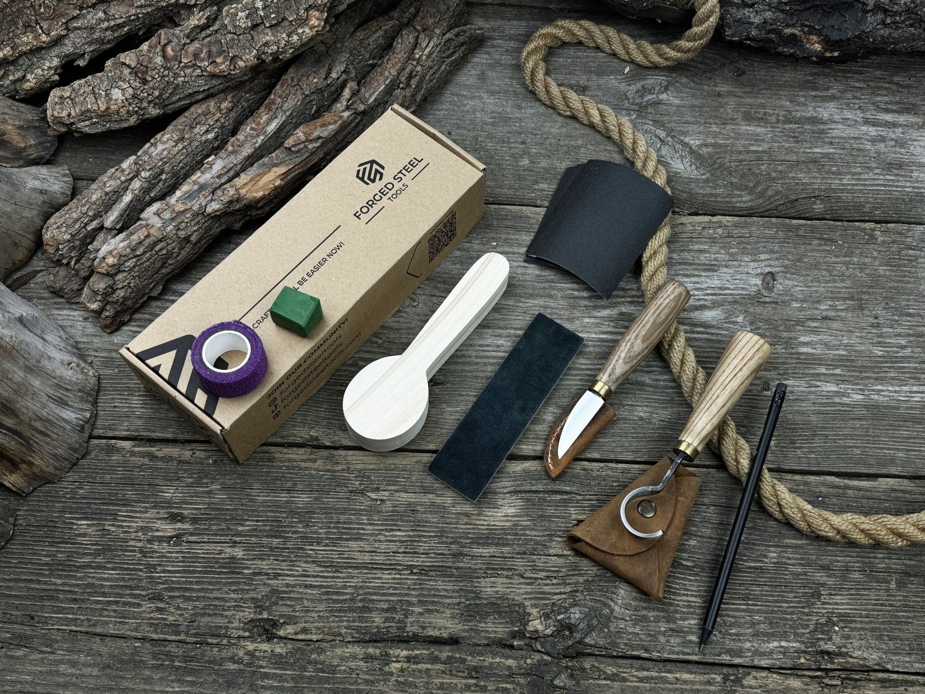 Spoon Carving Kit – Craft Your First Spoon with This All-Inclusive Starter Set